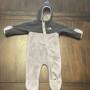 The North Face Kids One Piece - Gray Snow Suit